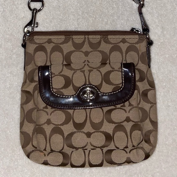 COACH Signature Crossbody Bag - Picture 1 of 3